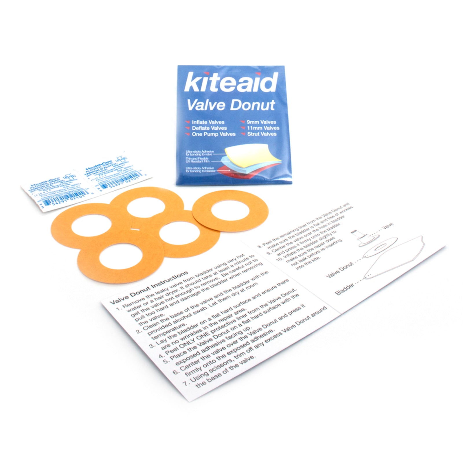 Kiteaid Valve Donut Repair Kit | FixMyKite Australia