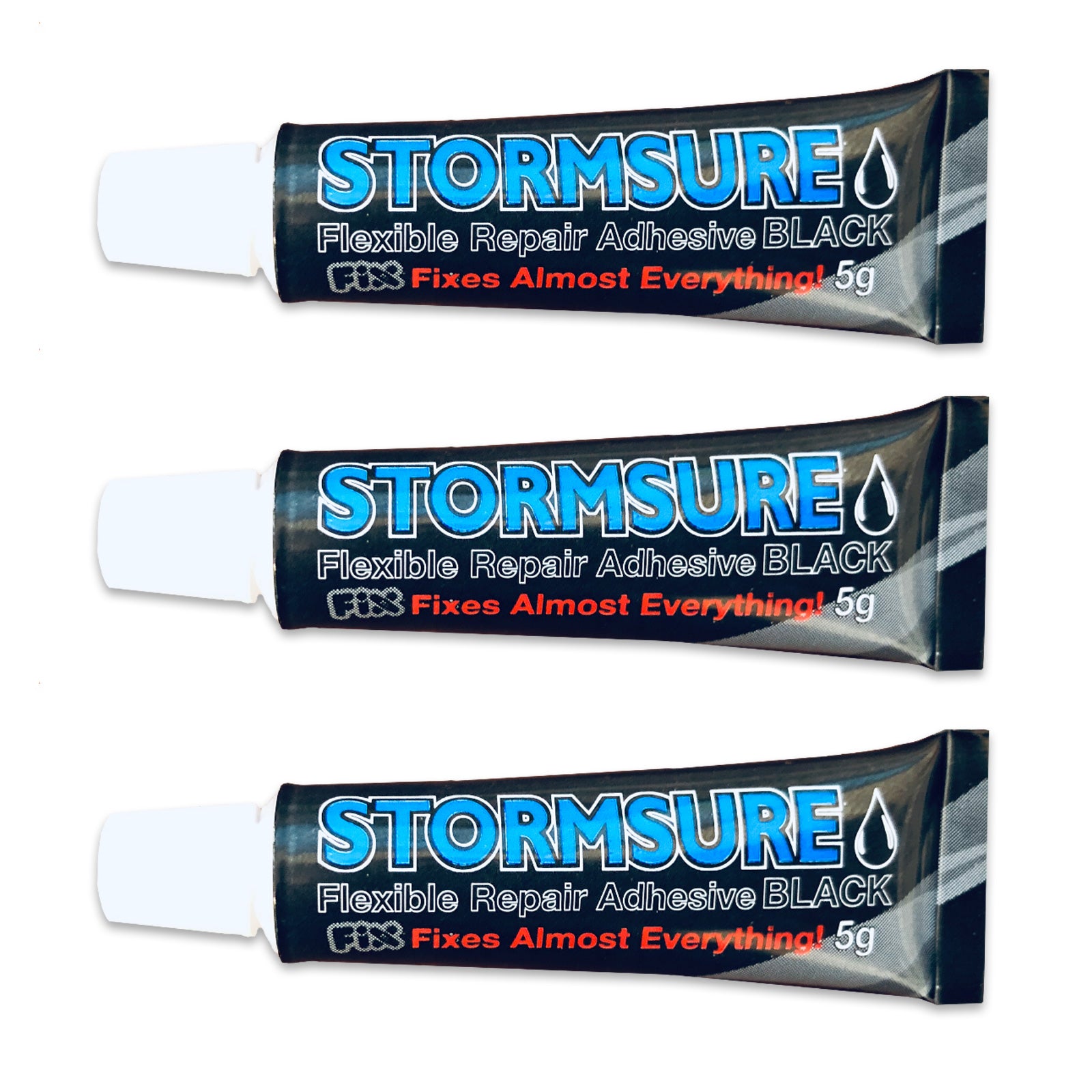 Stormsure Adhesive 5g Black (3-Pack) | FixMyKite Australia